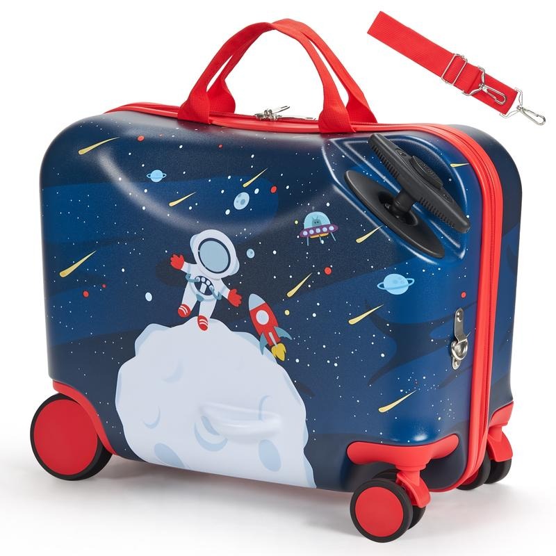 Kids Ride On Suitcase Scooter - Ride-on Luggage 18-inch Lightweight Kids Scooter
