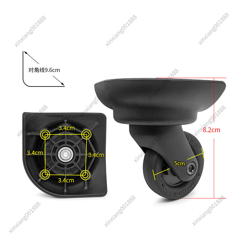 For Samsonite Luggage Replacem - Silent Replacement Luggage Wheels review and price