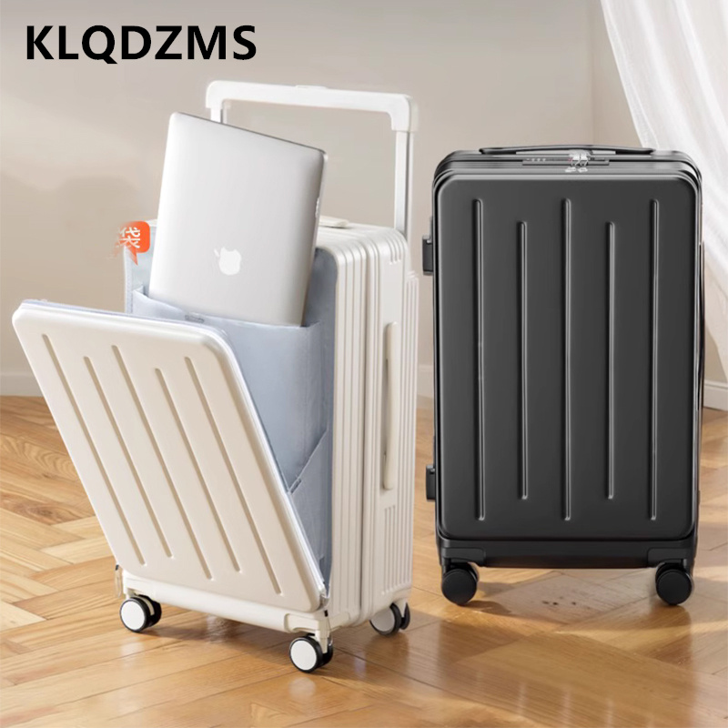 KLQDZMS High Quality Suitcase  - Front Opening Laptop Luggage 24 Inch review and price