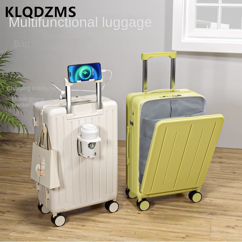 KLQDZMS High Quality Suitcase  - Front Opening Laptop Luggage 24 Inch review and price