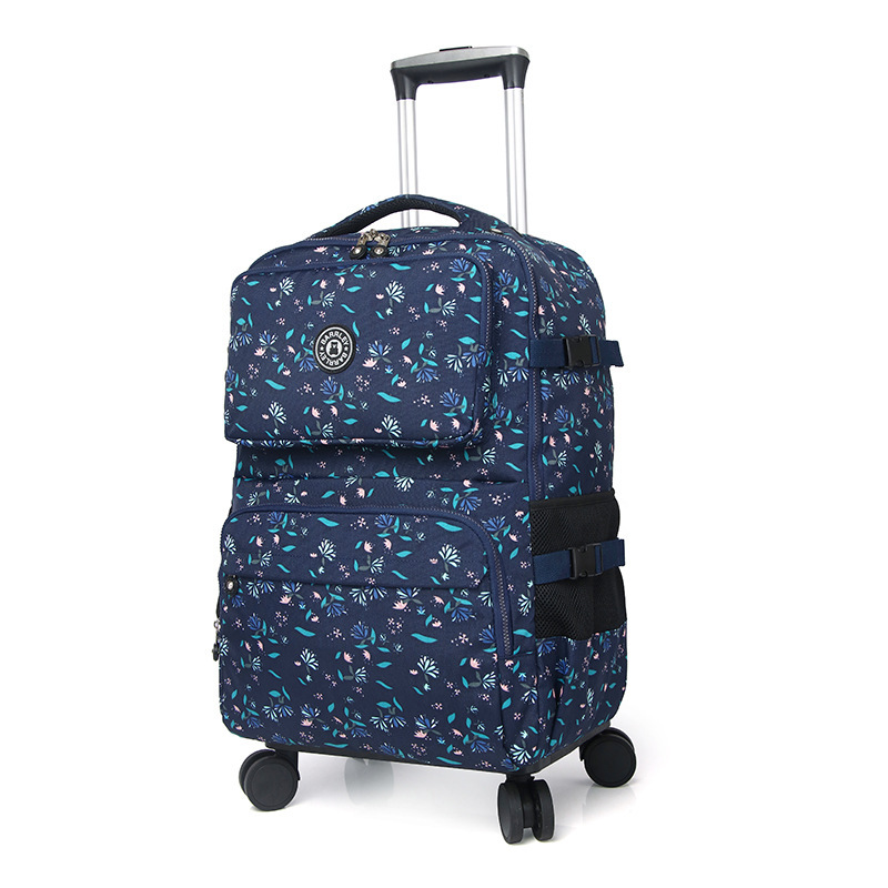 Women Travel Trolley Suitcase  - Foldable Rolling Luggage Bag review and price