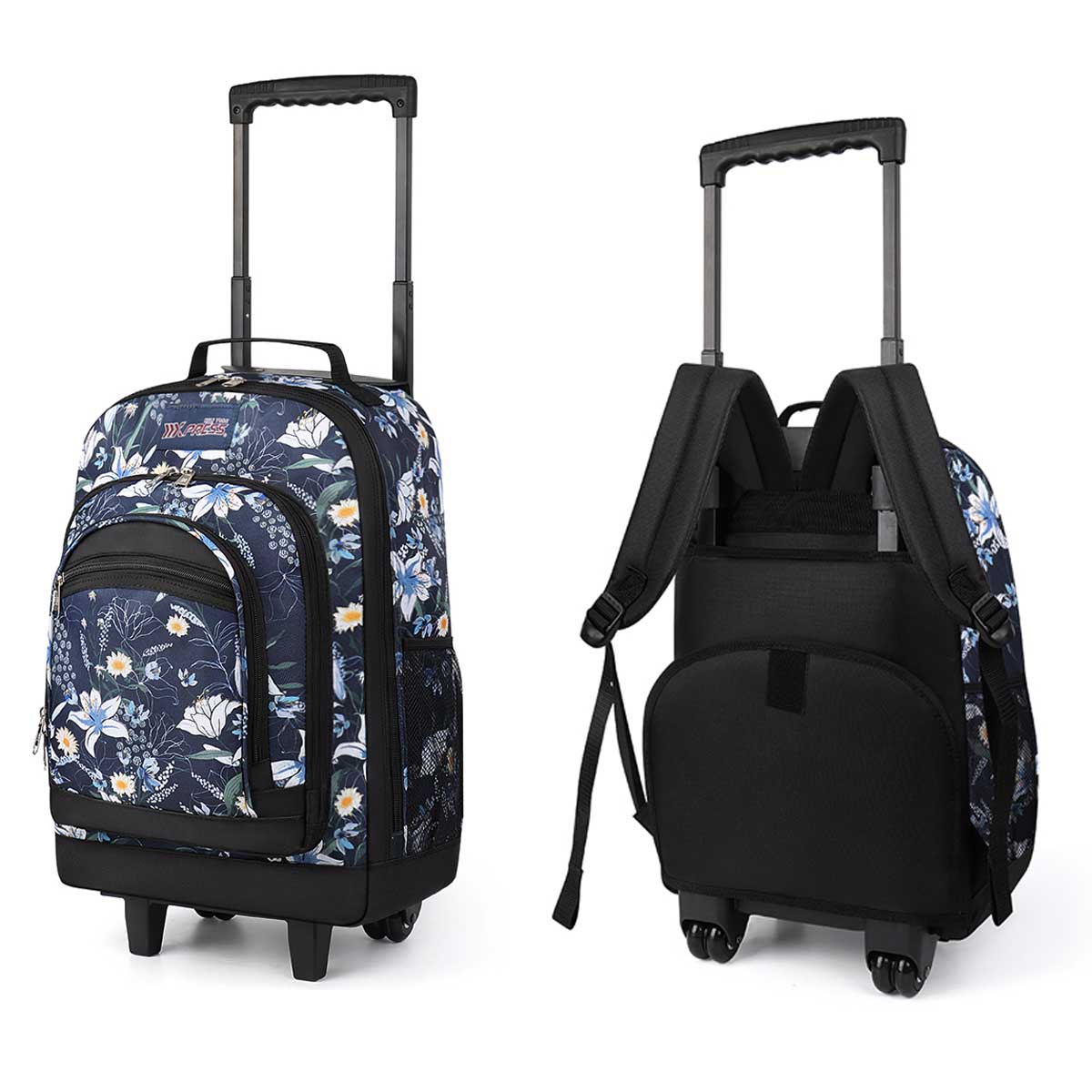 20 Inch Rolling Backpacks For  - Foldable Rolling Luggage Bag review and price