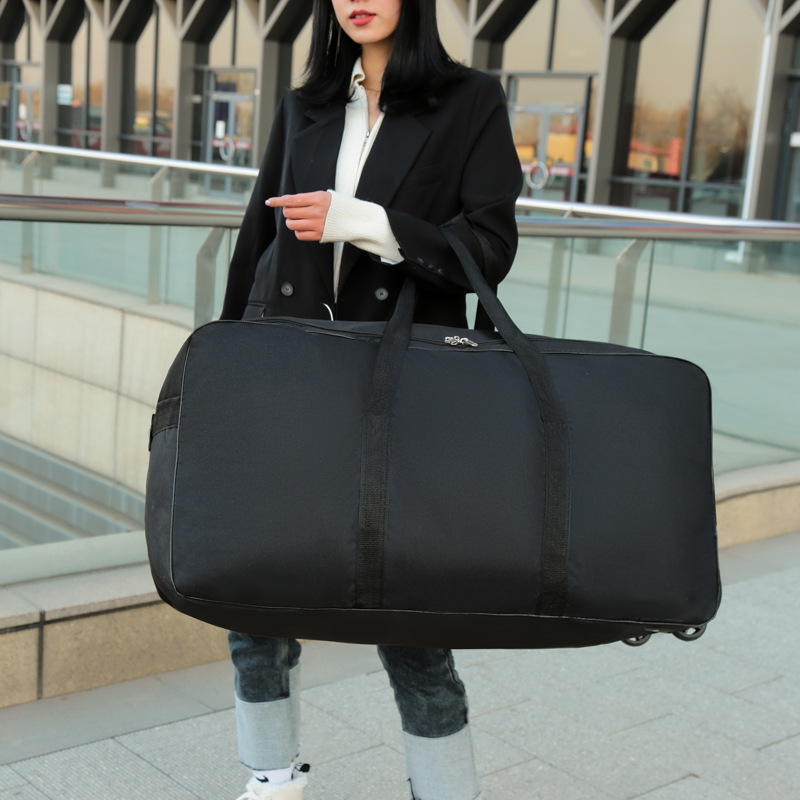 Large Capacity Trolley Bags wi - Foldable Rolling Luggage Bag review and price