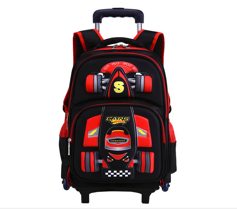 kids School Rolling backpack   - Foldable Rolling Luggage Bag review and price