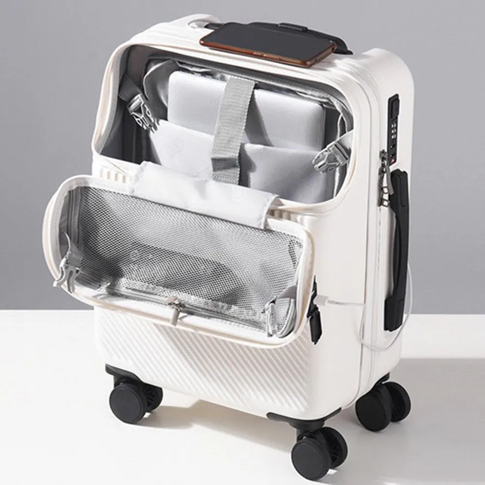 Front Open Lid Trolley Case PC - Front Opening Laptop Luggage 24 Inch review and price