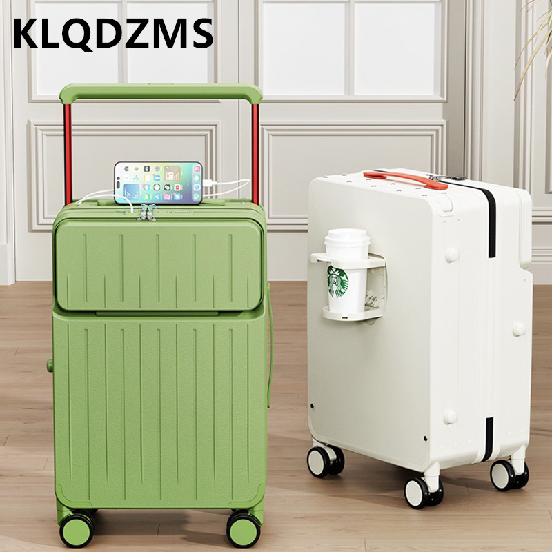 KLQDZMS 24 Inch Luggage Compar - Front Opening Laptop Luggage 24 Inch review and price