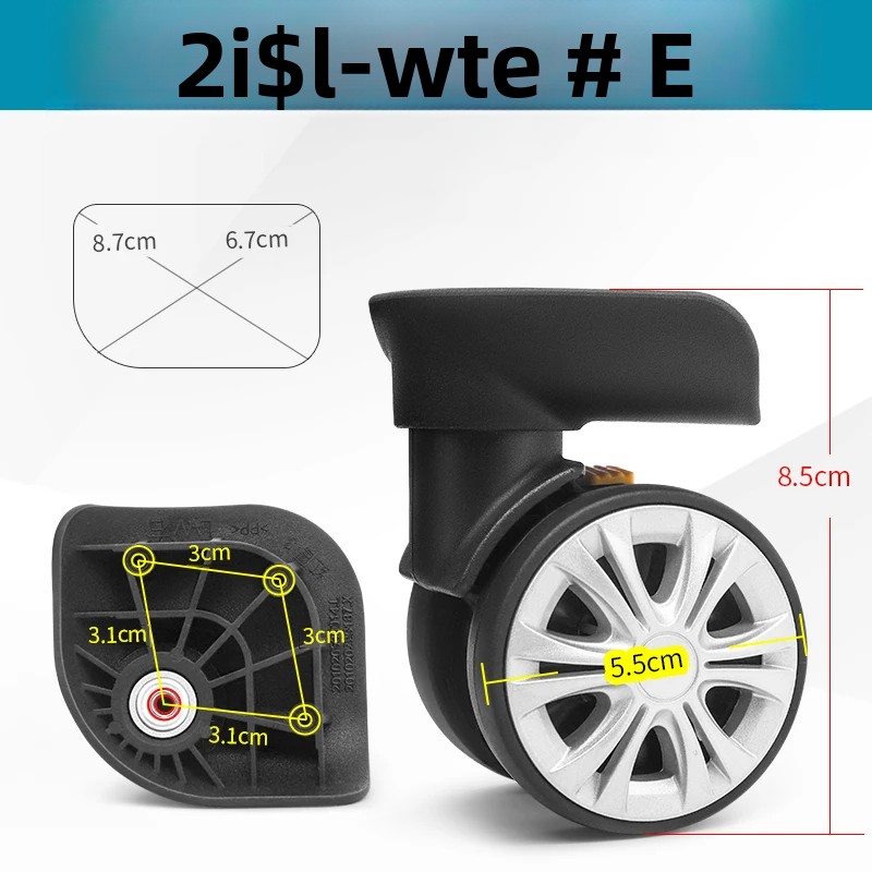Red Eagle L-W suitcase univers - Silent Replacement Luggage Wheels review and price