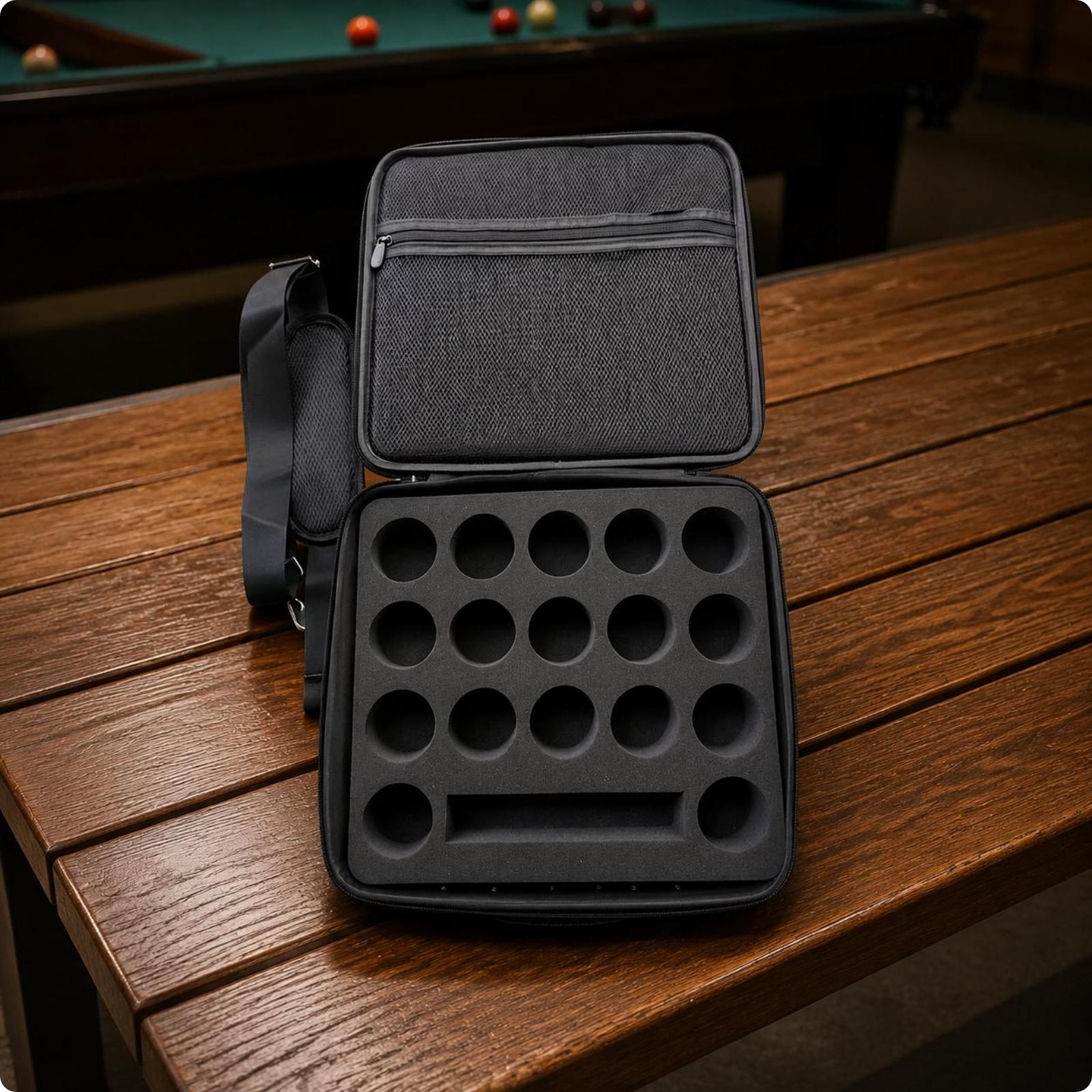 EVA Mesh Billiard Cue Case Lig - Travel Bags review and price