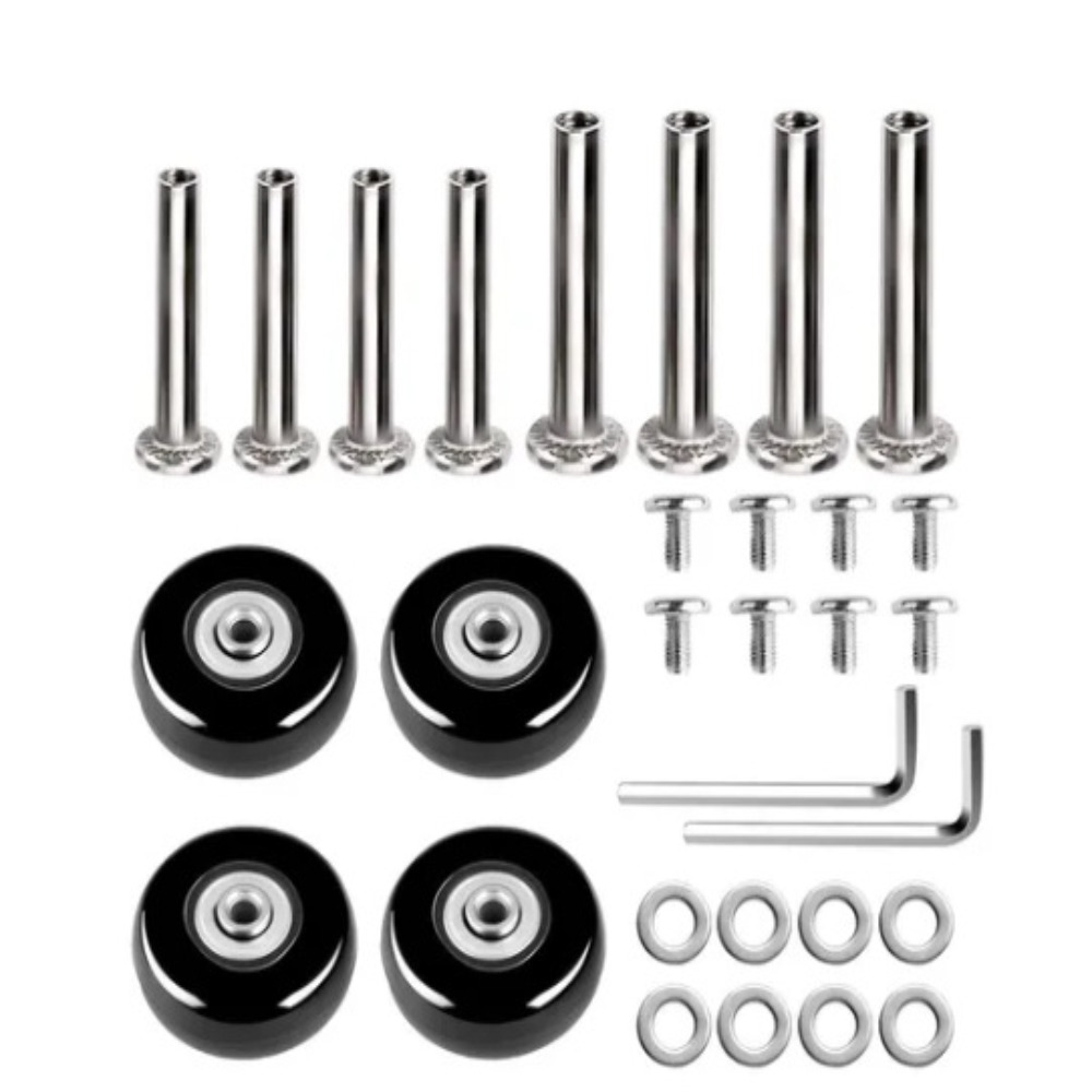 2Pcs Replace Wheels With Screw - Silent Replacement Luggage Wheels review and price