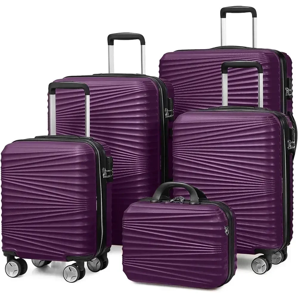 5-Piece Hard Shell Expandable  - Expandable Hard Shell Luggage Set review and price