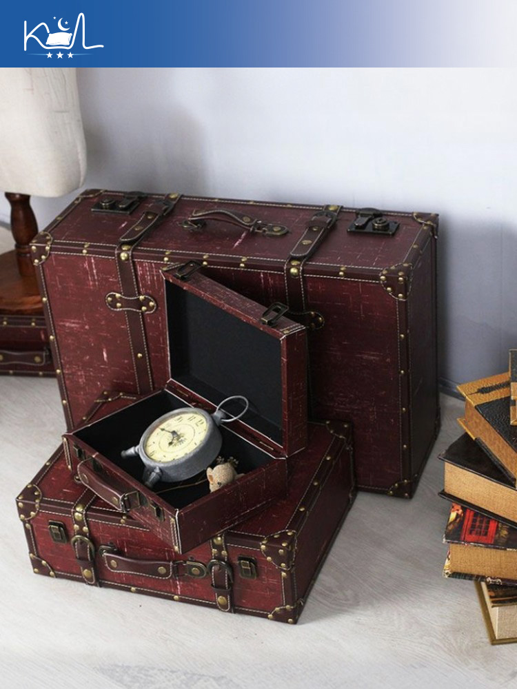Vintage Red Decorative Suitcas - Retro Vintage Trunk Suitcase review and price