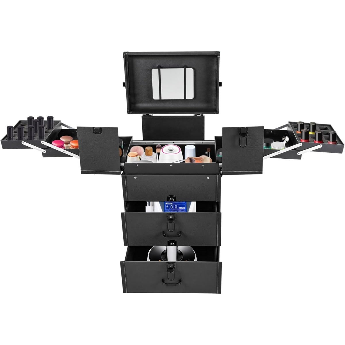 Professional Rolling Makeup Ca - Backpacks review and price