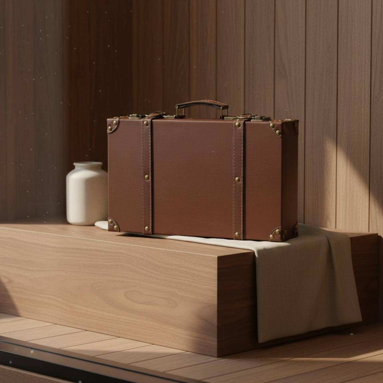 3 Pieces Vintage Suitcase Set  - Retro Vintage Trunk Suitcase review and price