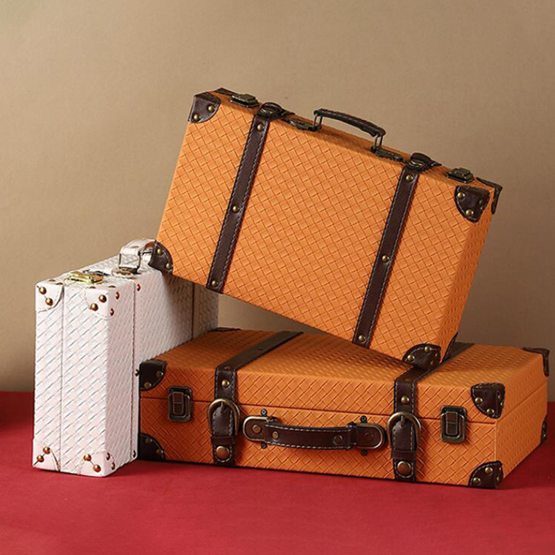 Vintage Wooden Suitcase Multi- - Retro Vintage Trunk Suitcase review and price
