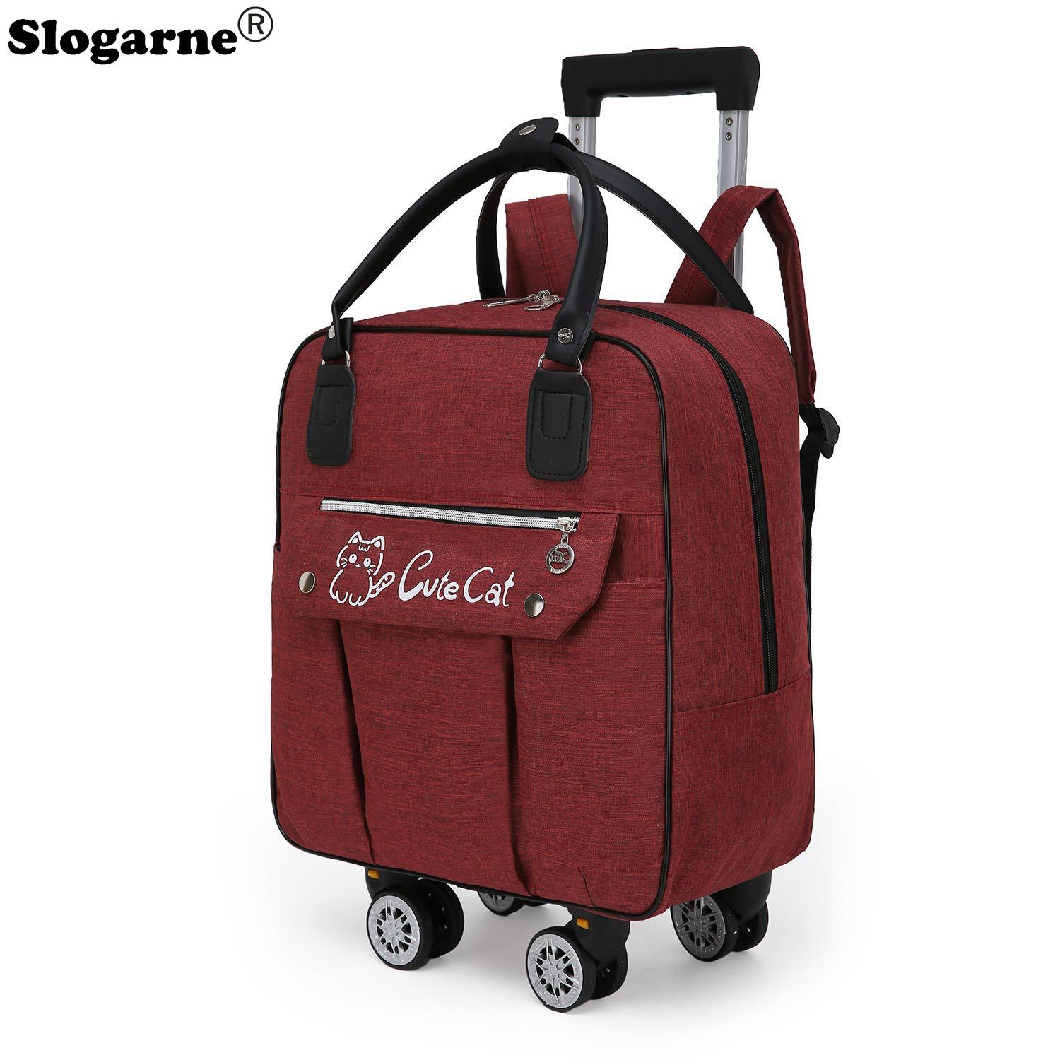 Trolley Large Capacity Travel  - Foldable Rolling Luggage Bag review and price
