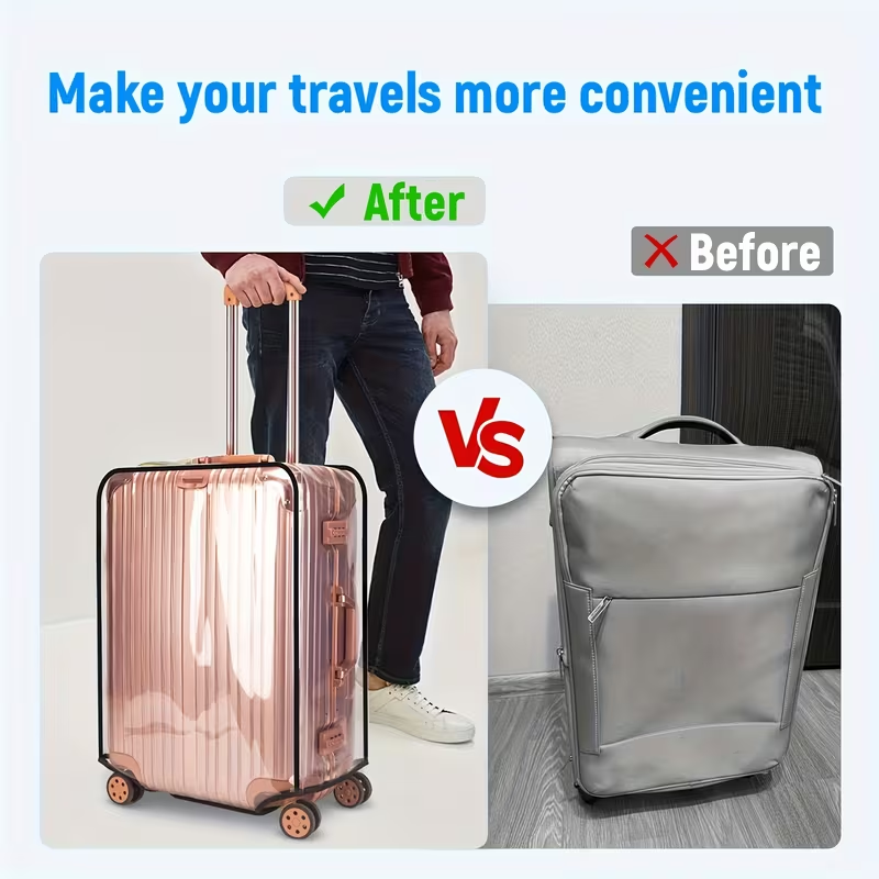 Transparent Luggage Cover - Wa - Luggage Protective Cover Transparent review and price