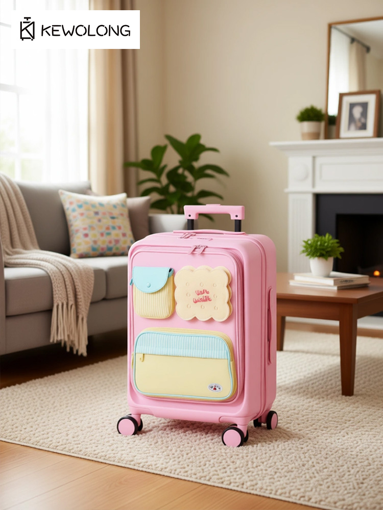 20 Inch Cute Front Opening Spi - Spinner Wheel Rolling Suitcase 20 Inch review and price