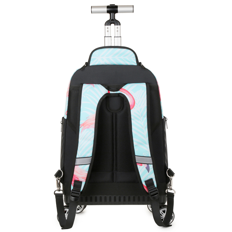 Rolling Backpack with Spinner  - Foldable Rolling Luggage Bag review and price