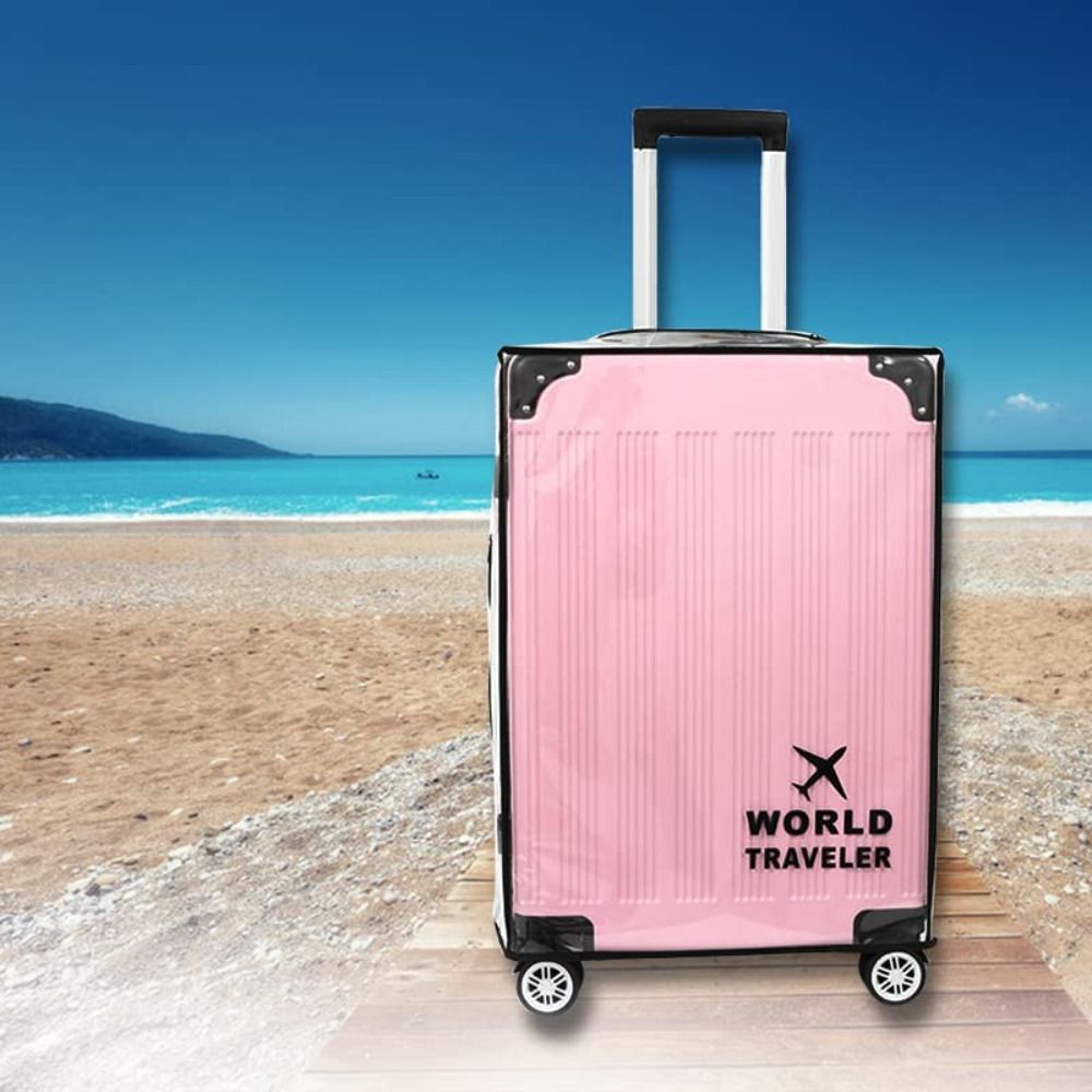PVC Transparent Luggage Cover  - Waterproof Suitcase Cover Protector review and price