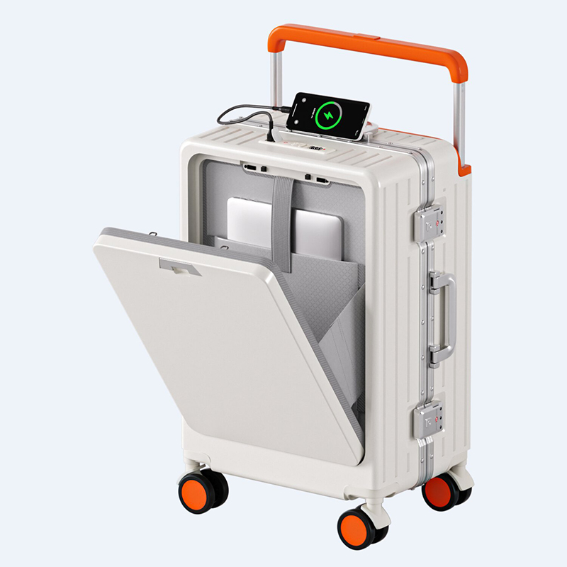 20/24/26 inch Aluminum Frame L - Front Opening Laptop Luggage 24 Inch review and price